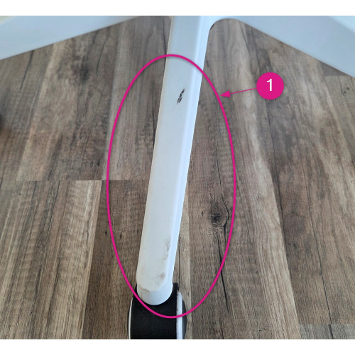 Kancelárske/herné kreslo, čierna/biela, YOKO